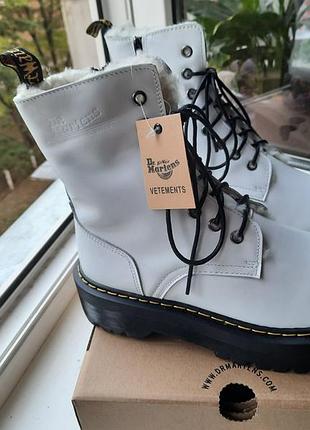 Зимние женские ботинки dr. martens
