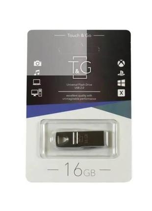 Usb-накопитель t&g 16gb metal 117 usb flash drive 2.0 16 гб black