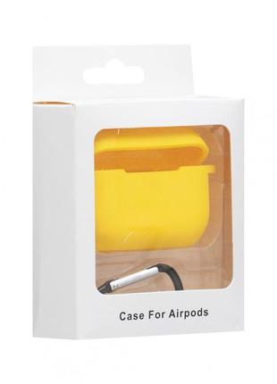 Футляр для наушников apple airpods pro full case yellow2 фото