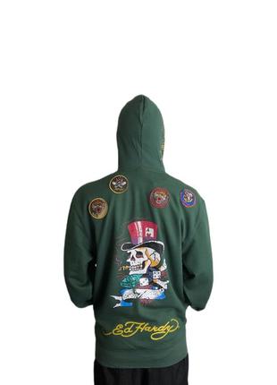 Кофта худи капюшонка на змійці без флісу 100% котон