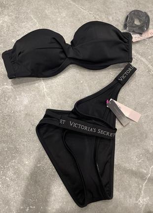 Купальник victoria’s secret бандо с пуш апом купальник  виктория сикрет