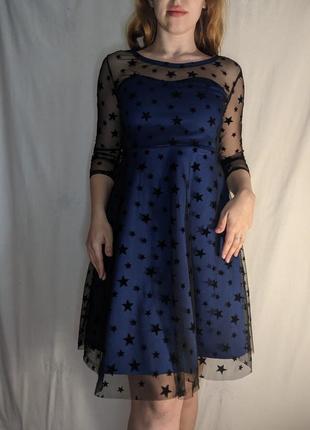 Нова з біркою сукня зірки зоряне небо стиль вінтаж ретро2 фото