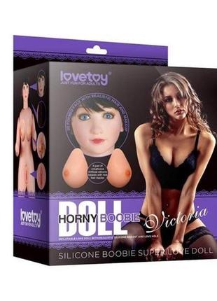 Надувна секс-лялька — silicone boobie super love doll кітті