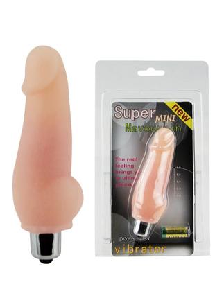 Реалістичний вібратор - super mini vibrator flesh кітті