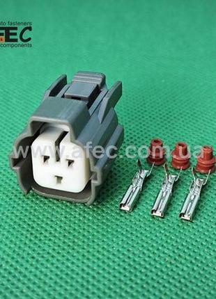 Разьем 3-х контактный датчика положения распредвала тойота,переходника obd2 на мото sumitomo 6189-0131