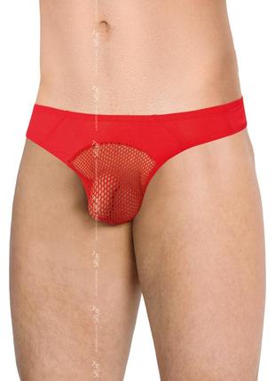 Чоловічі трусики - mens briefs 4525, red  18+