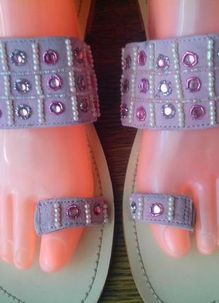 Стильные кожаные шлепанцы от barisal. стелька 26,2 см.