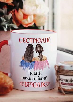 Чашка сестрюлік ти мій брюлік