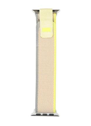 Ремінець anchor trail loop для apple watch 41 / apple watch 40 / apple watch 38 mm yellow/beige