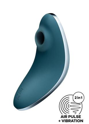 Вакуумный вибратор satisfyer vulva lover 1 blue  18+