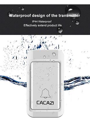 Безпроводной звонок 2 + 1 cacazi №542