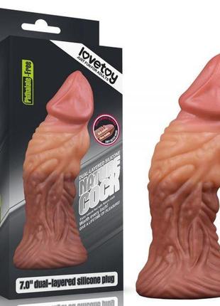 7.0 dual layered platinum silicone plug 18+