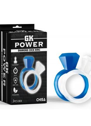 Ерекційні кільця diamond cock ring 18+