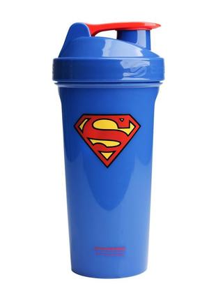 Пляшка-шейкер спортивний smartshake lite dc superman (800 ml), smartshake