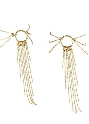 Браслеты для ног bijoux indiscrets magnifique feet chain — gold  18+