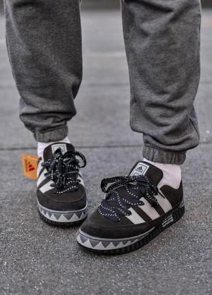 Adidas adimatic neighborhood black white1 фото