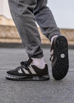 Adidas adimatic neighborhood black white2 фото