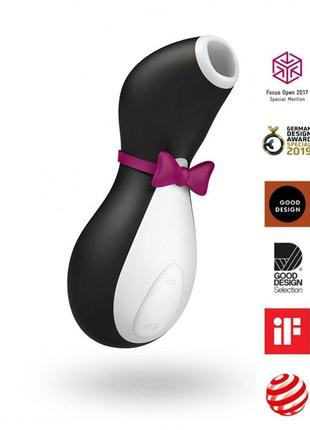 Вакуумний кліторальний стимулятор satisfyer penguin  18+