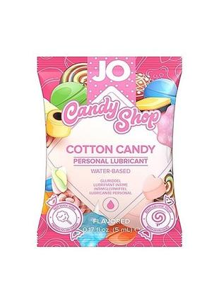 Саше candy shop сладкая вата 5 мл system jo 18+