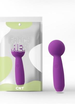 Силіконовий вібростимулятор для жінок pleasure wand purple 18+