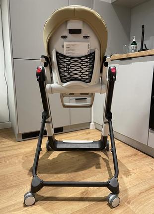 Детский стул для кормления peg-perego siesta follow me noce, бежевый