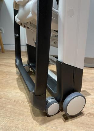 Детский стул для кормления peg-perego siesta follow me noce, бежевый