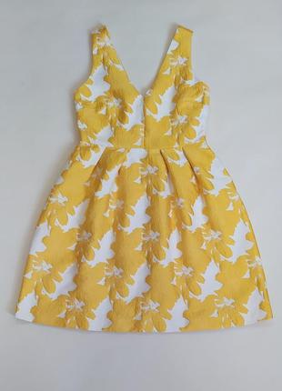 Жаккардовое платье с открытой спиной3 фото