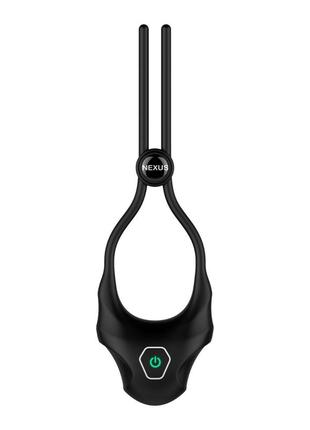 Ерекційне кільце nexus forge vibrating adjustable lasso — black 18+