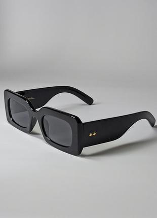 Черные прямоугольные солнцезащитные очки & other stories