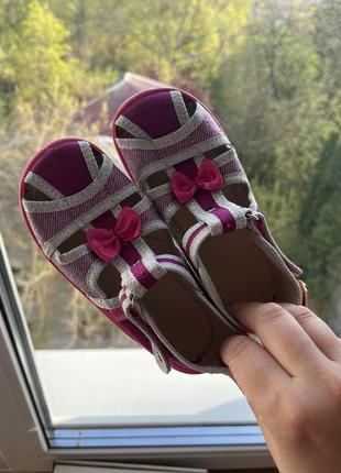 Босоніжки сандалі капці текстильні 16,5см9 фото