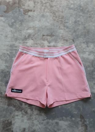 Фактурные розовые шорты ellesse