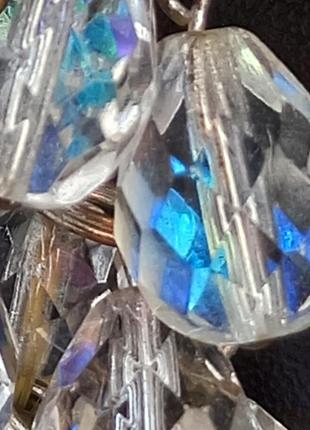 Браслет с маркировкой m&amp;s.кристаллы aurora borealis.5 фото