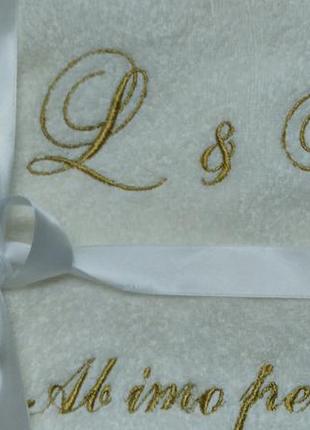 Монограми вишиті з вензелями на будь-якій тканині, під замовлення.спеціальна вишивка.