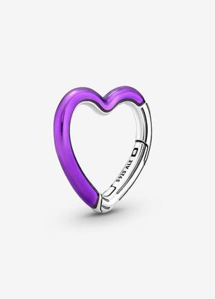 Соединитель для стилизации пандора ми "фиолетовое сердце"
