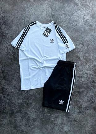 Комплект adidas футболка + шорти комплект спортивний двійка чоловічий3 фото