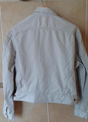 Куртка джинсовая бежевая редкостная винтажная 
roebucks size l5 фото