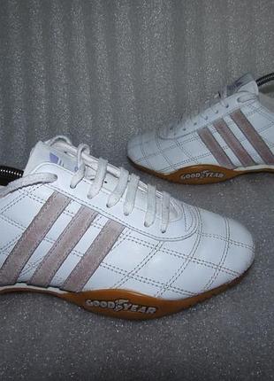 Кроссовки натуральная кожа~adidas ~оригинал 36 р , 22,5 см