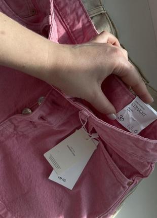 Новенькие розовые шорты mango, размер 367 фото