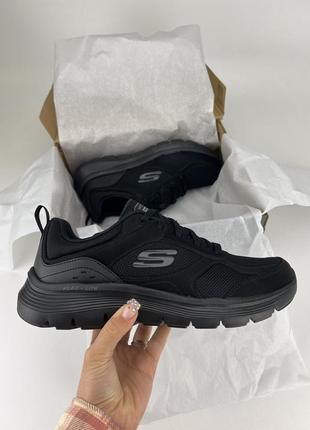 Кросівки skechers bounder-bearko 232821/bbk(km5199), оригінальні кросівки скейчерс чоловічі чорні1 фото