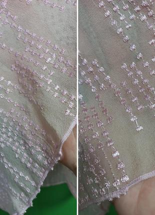 The korner шовкова блуза з прозорої органзи з вишивкою3 фото