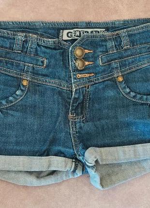 Стильные джинсовые шортики на девушку 12 лет