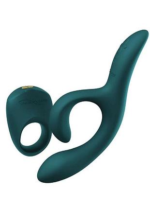 Подарунковий набір для пар we-vibe date night set: вібратор-кролик nova 2, ерекційне кільце pivot кітті