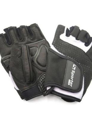 Weightlifting gloves black-grey (m size, black-grey) китти