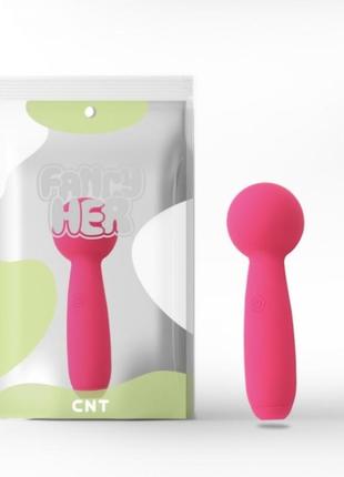 Силиконовый вибростимулятор для женщин pleasure wand rose китти