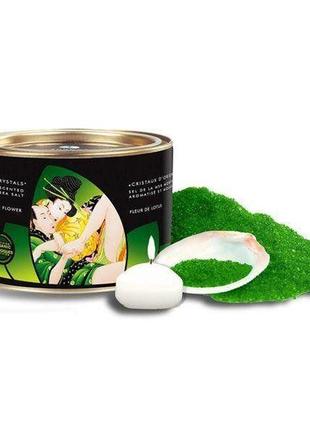 Сіль для ванни oriental crystalsbath salts organica lotus flower, 600 г