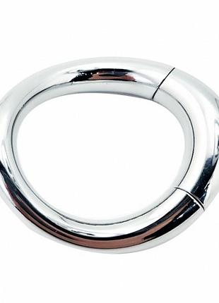 Металеве кільце на пеніс magnet curved penis ring large  кітті