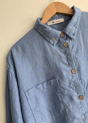 Sale 🔥 платье-рубашка из льна оверсайз