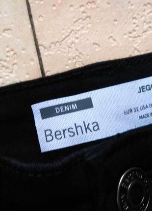 Брендові чорні джинси скінні з високою талією bershka, 32 розмір.5 фото