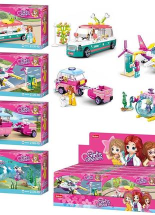 Конструктор sluban girls dream m38-b0921 (от 111 деталей)