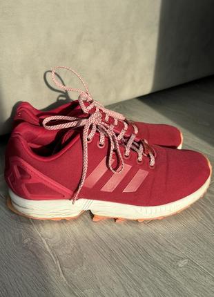 Adidas torsion zx flux рожеві малинові оригінал